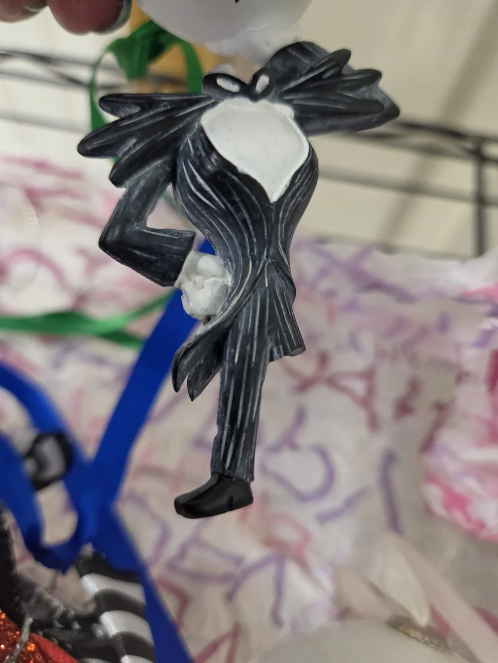 Jack Skellington, Barrel Ornament Accessory - White & Black